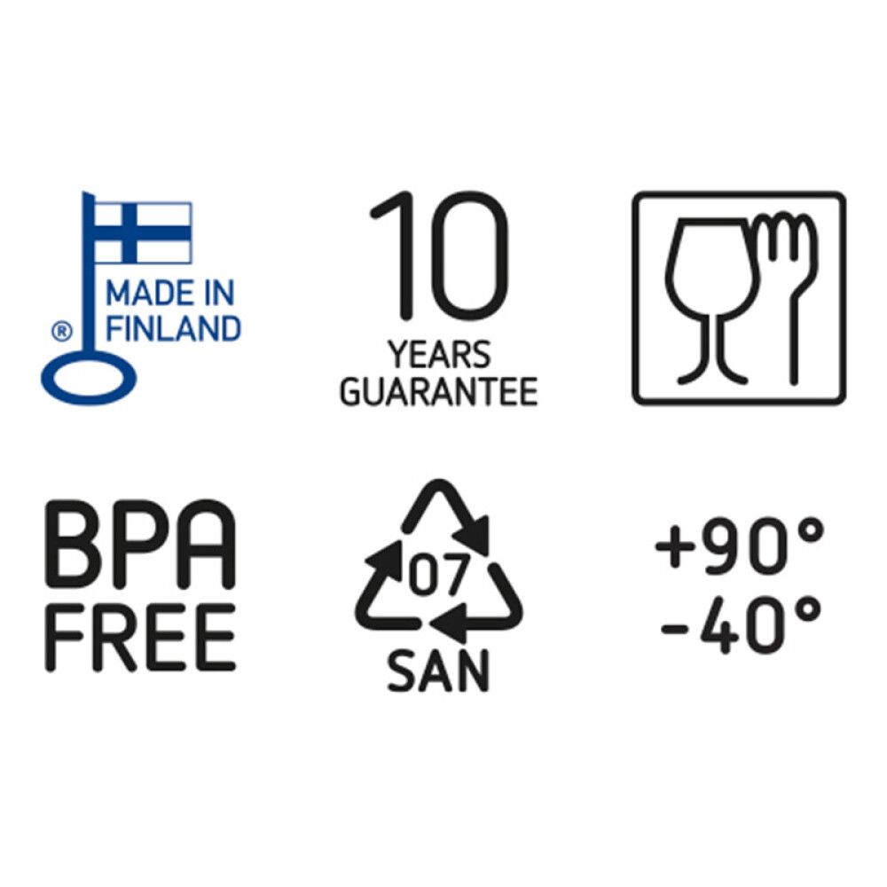 Plastkassi 15,4L SmartStore Compact L hvítur