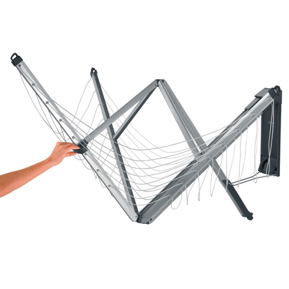 Þvottasnúra vegghengd 182x182 cm Brabantia