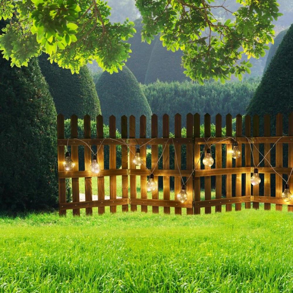 Ljósasería 10 LED 7.5m Ø6cm Globo Jeffa