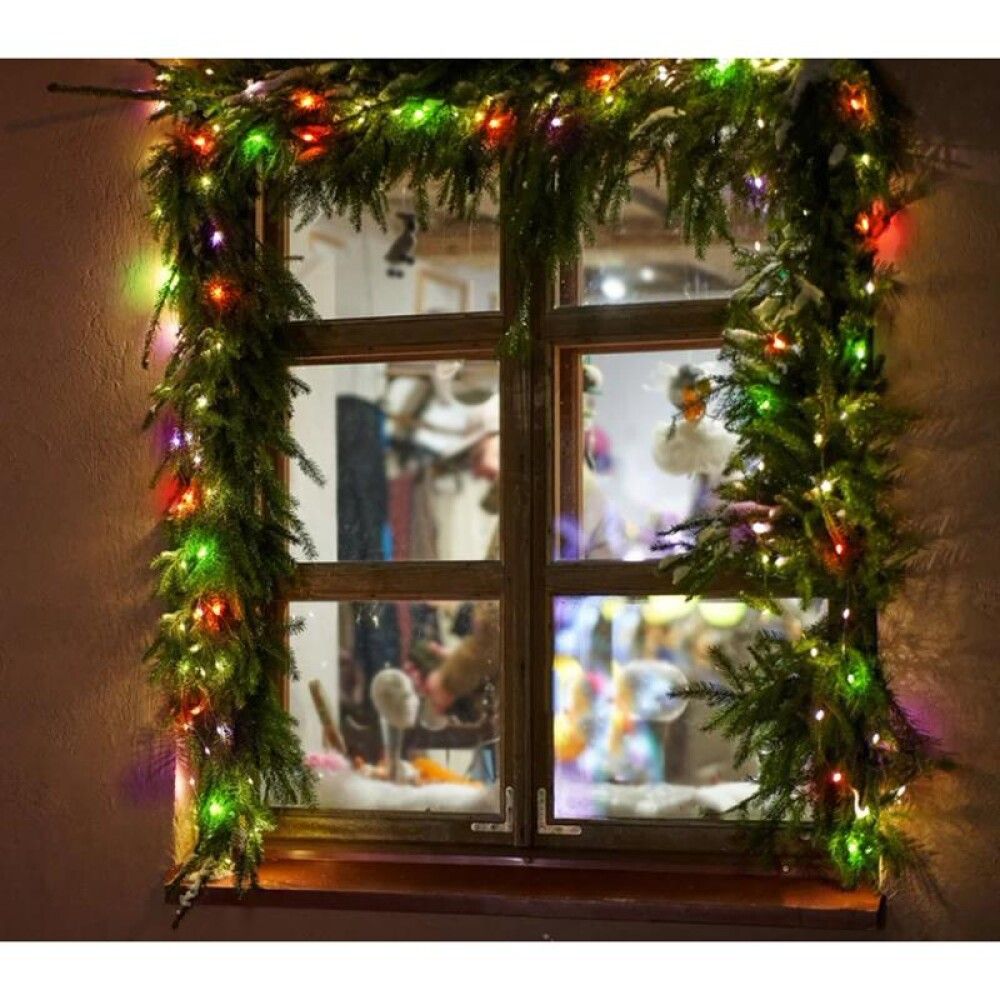 Ljósasería 100 RGB LED Globo 6,9m