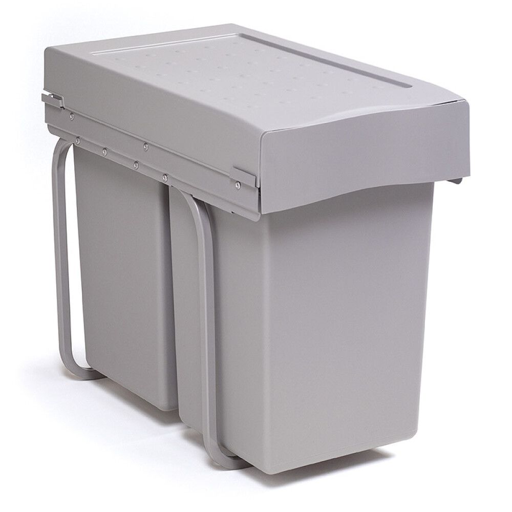 Flokkunartunna útdraganleg 3x10L grá