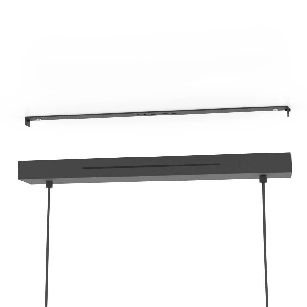 Hangandi ljós LED 4320lm 117cm Andreas-Z svart