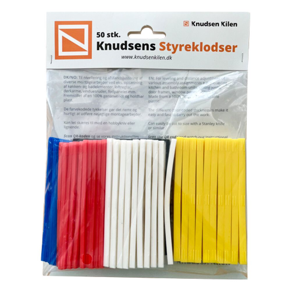 Fleygar plast 1-5mm Knudsen 50stk