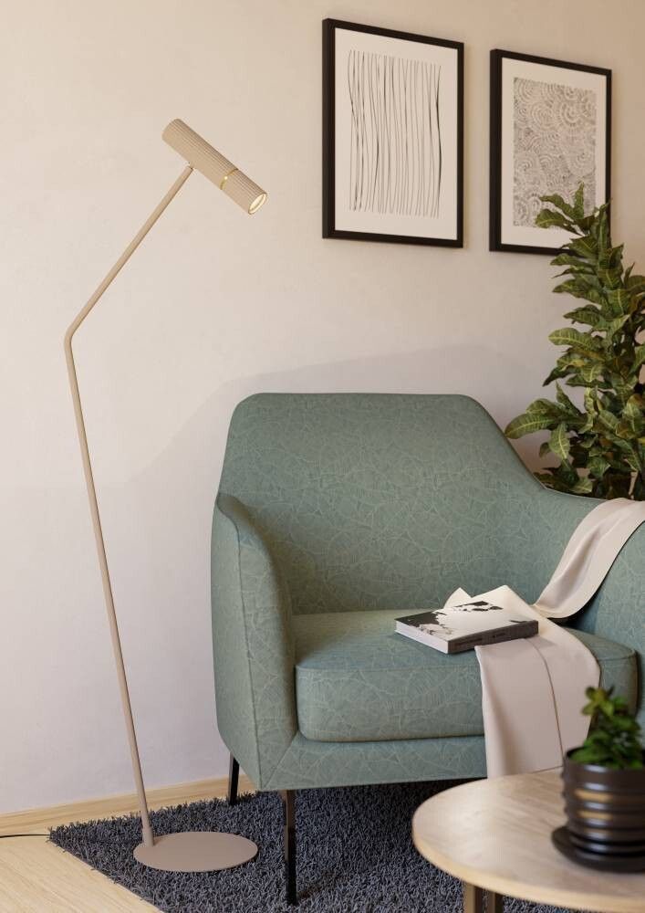 Gólflampi GU10 Caminia 158,5cm sand