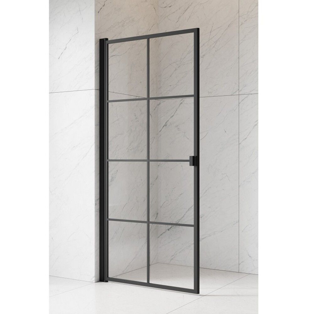 Sturtuhurð 86-87,5x195 cm Camargue Stockholm svart