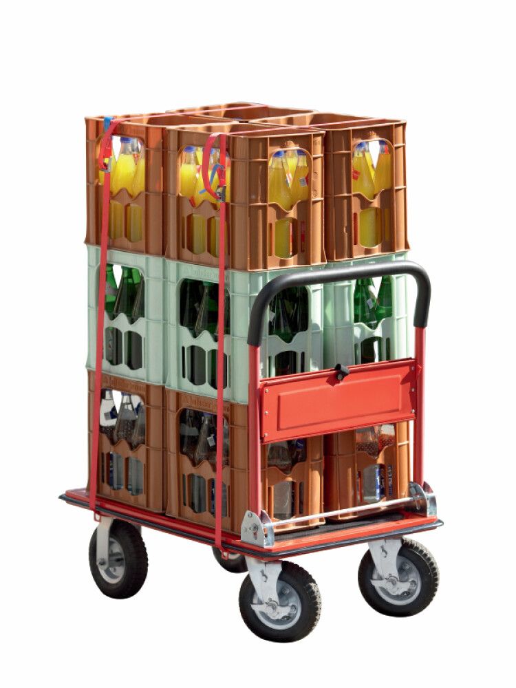 Flutningavagn samanbrjótanlegur hámark 300 kg 8" hjól