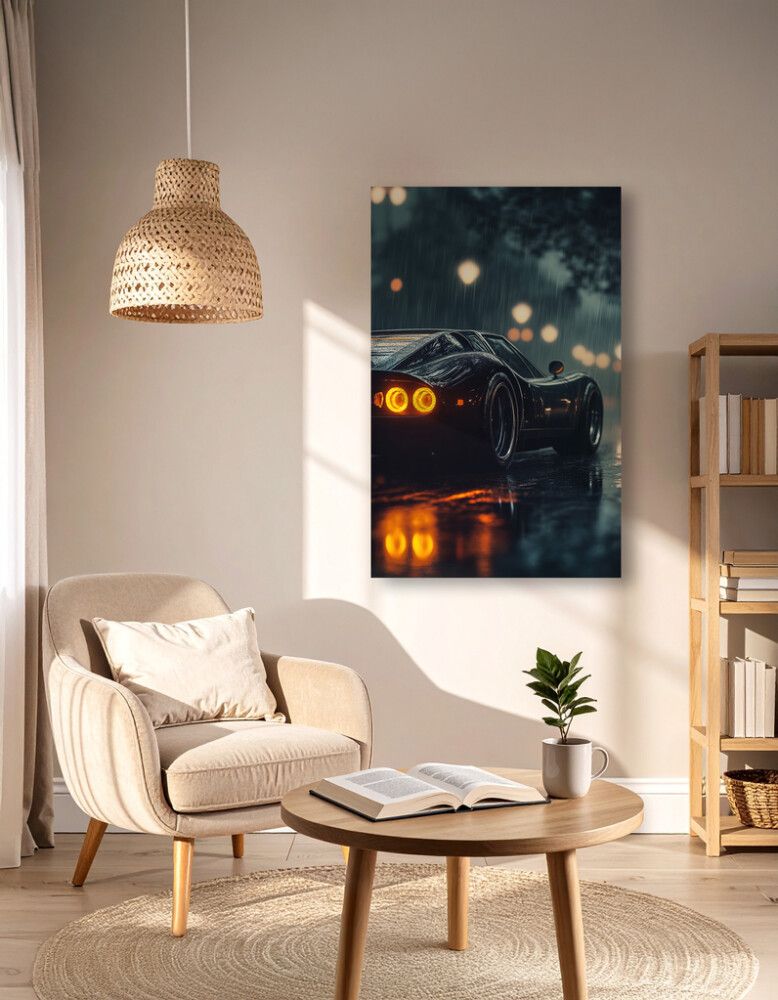 Hljóðvistarmynd sportbíll 800x1220x20 mm InEx