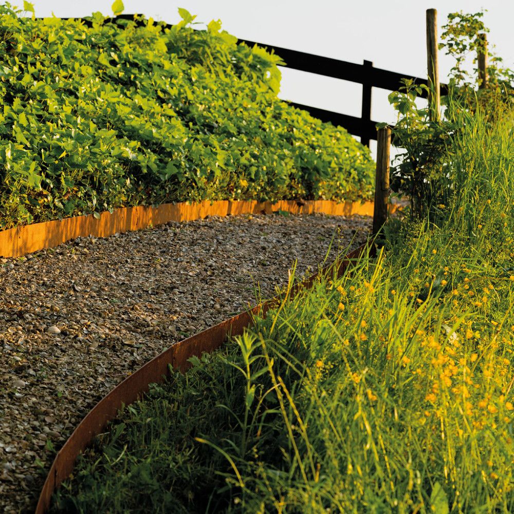 Beðkantur 13x115cm ryð Bellissa