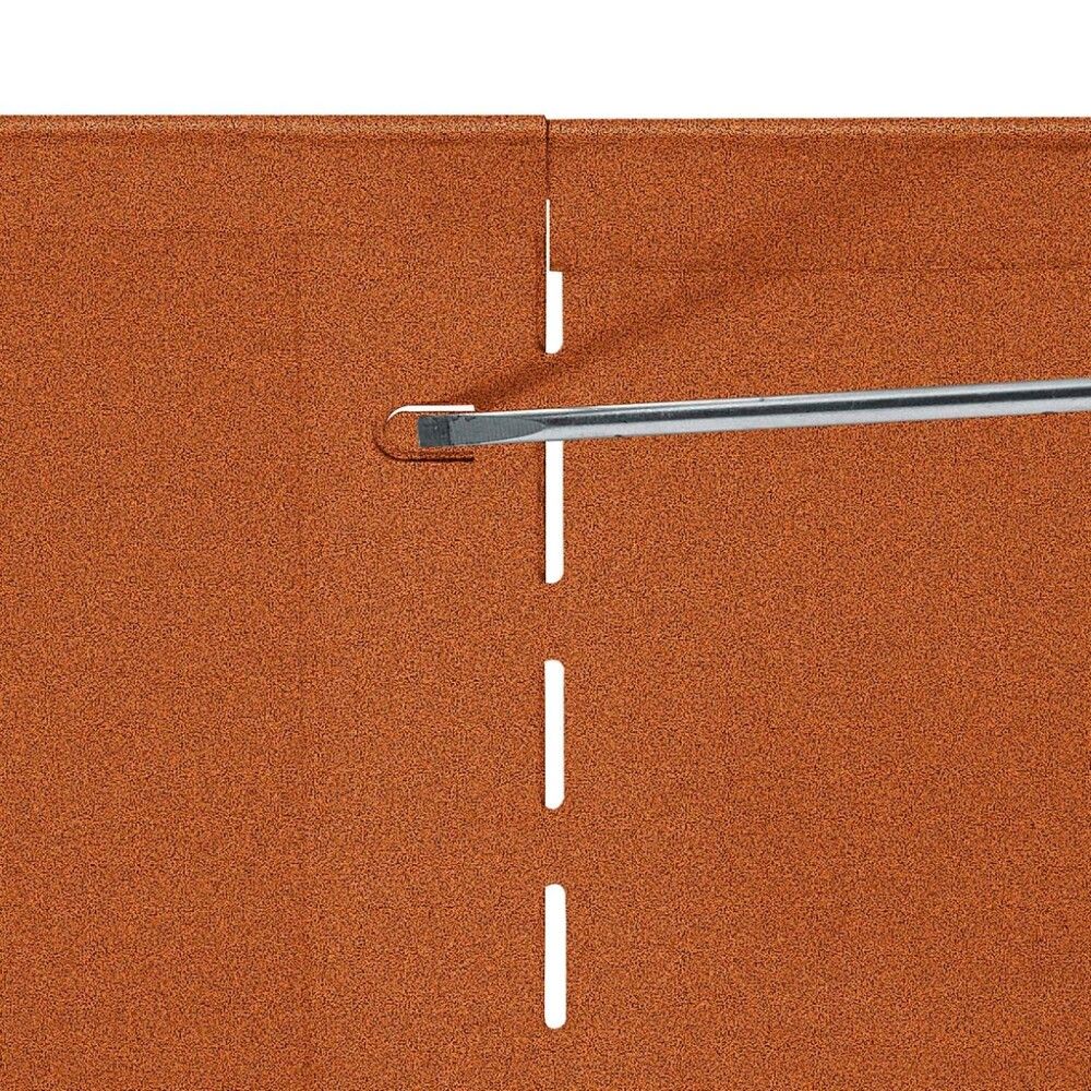 Beðkantur 13x115cm ryð Bellissa