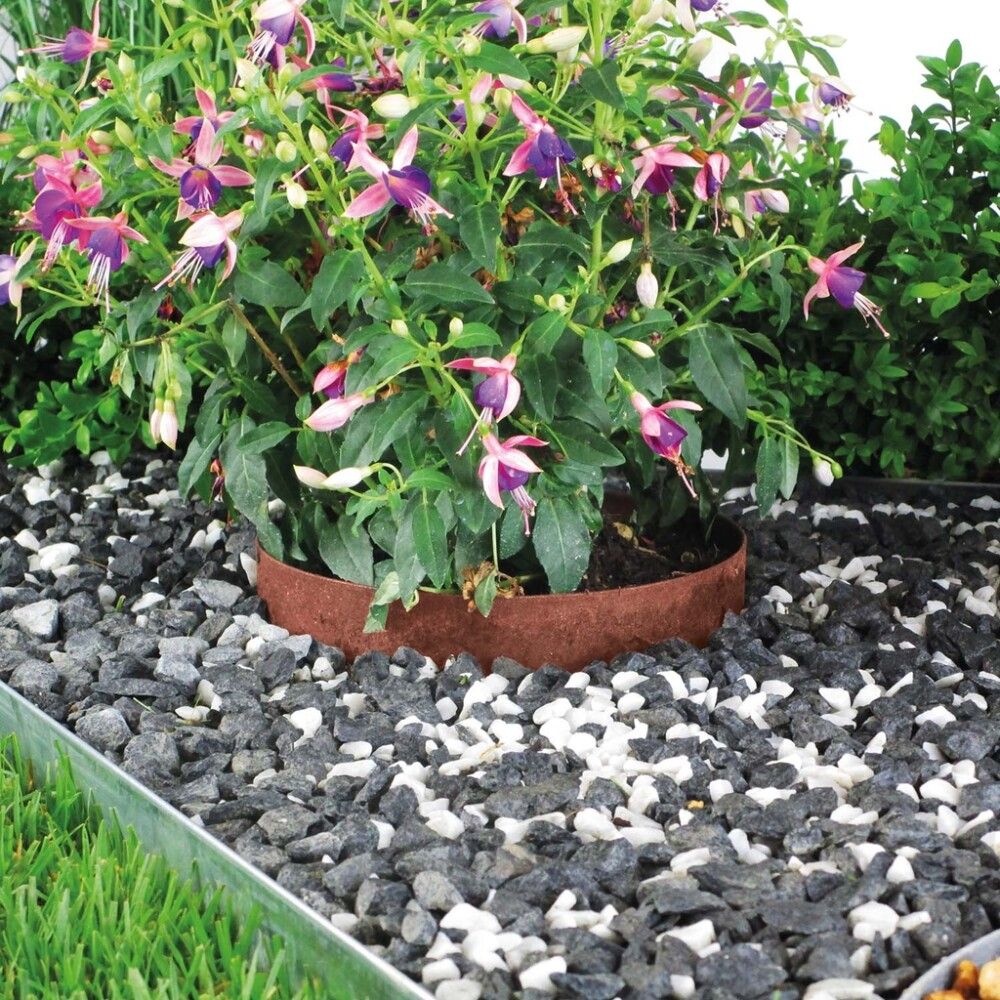 Beðkantur hringur 13cm Ø20cm ryð Bellissa