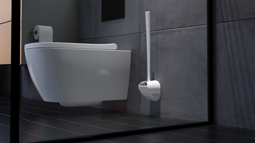 Salernisbursti Sanimaid Copenhagen matt hvítur