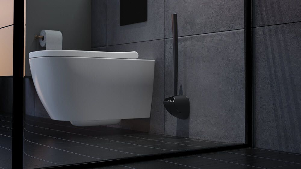 Salernisbursti Sanimaid Copenhagen matt svart