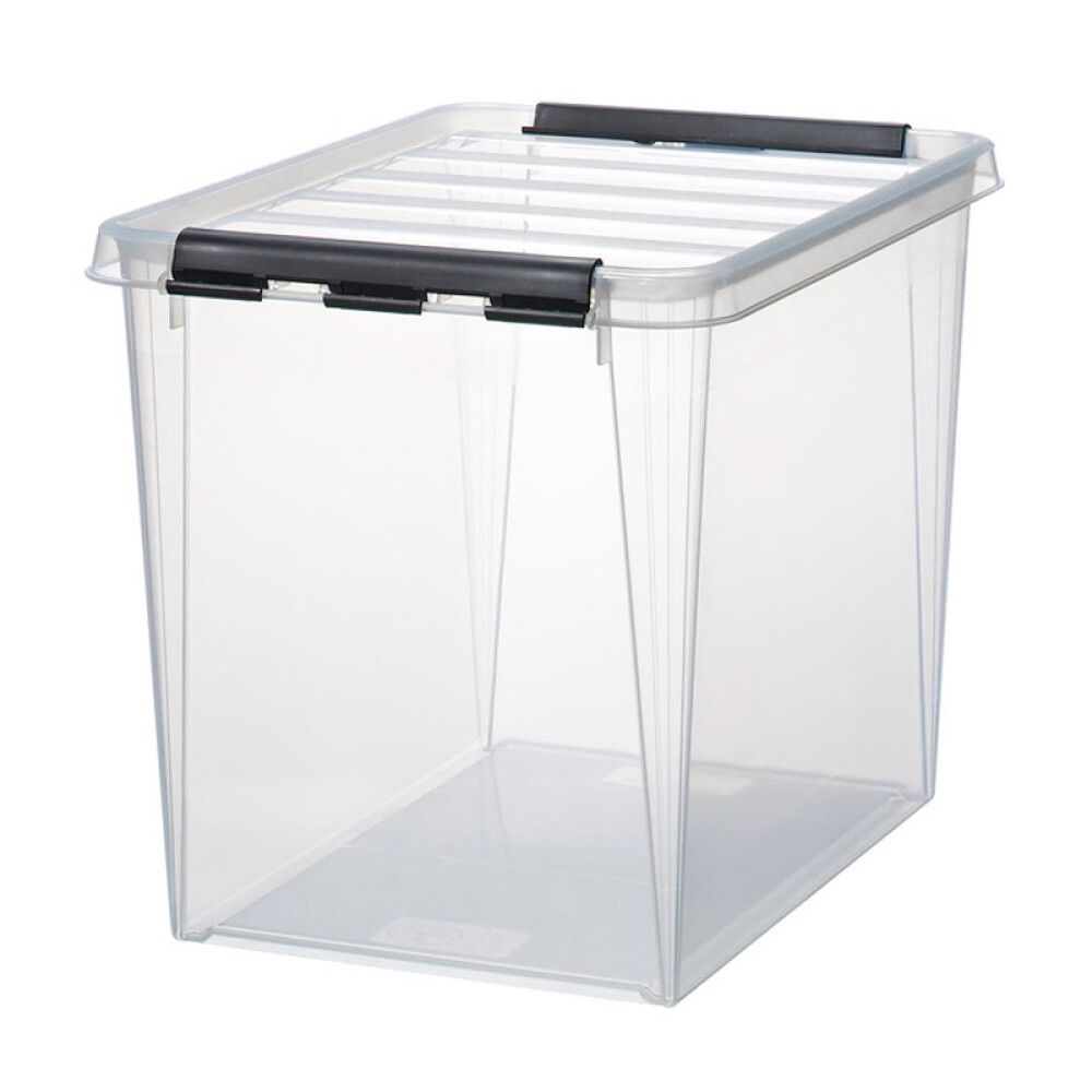 Plastkassi með loki 25L SmartStore Classic 16 glær