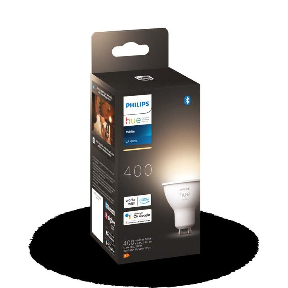 Ljósapera LED GU10 5,2W Philips Hue hvít
