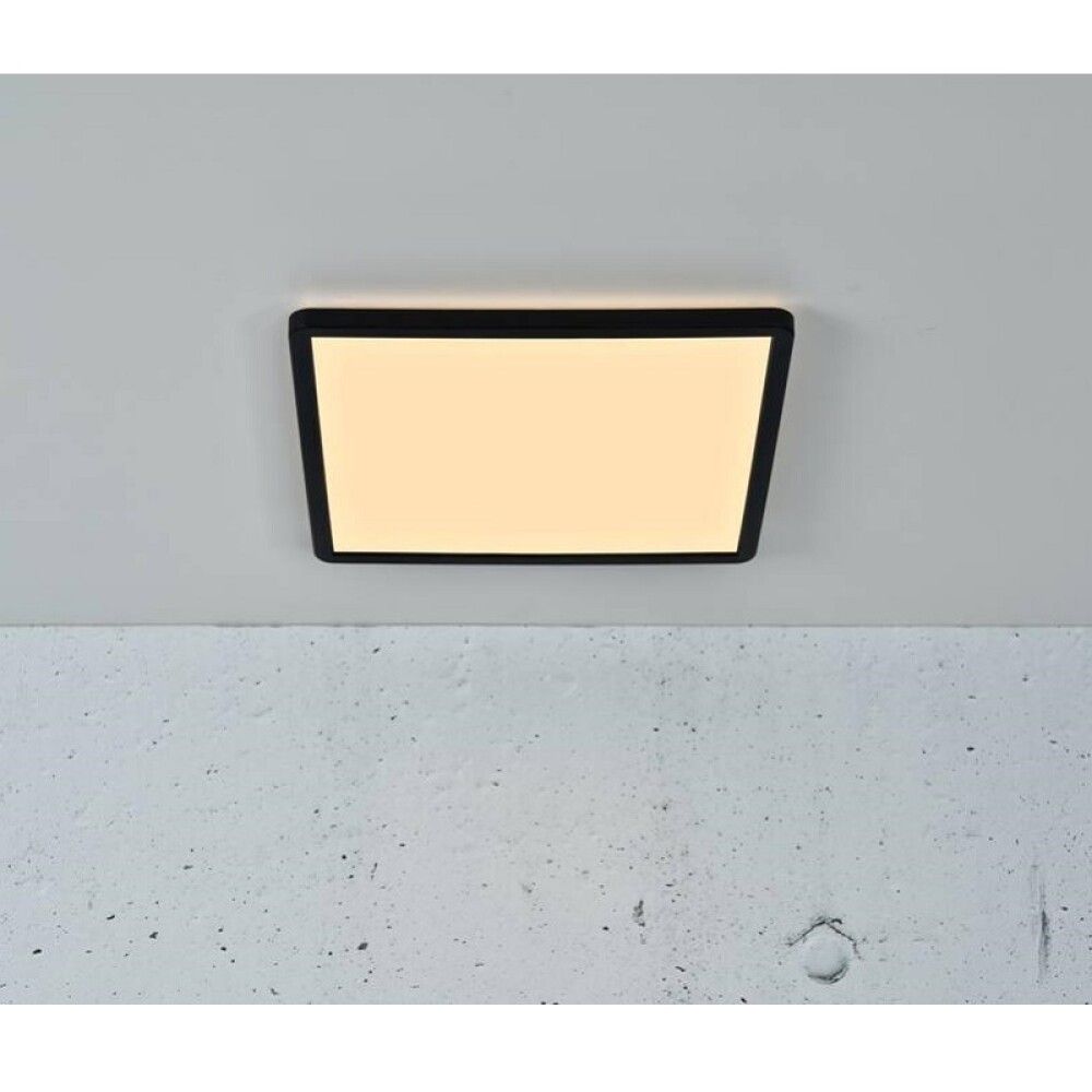 Kúpull LED Oja svartur 29,4x29,4 cm