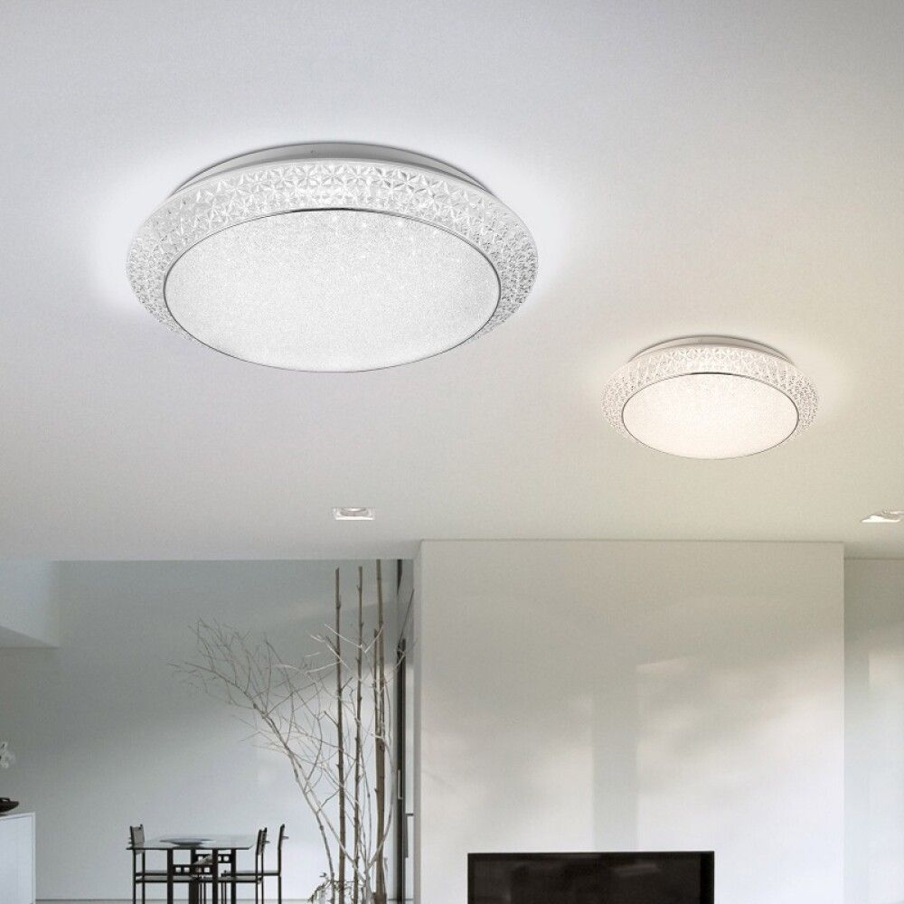 Kúpull LED Fondi hvítur Ø41 cm                              