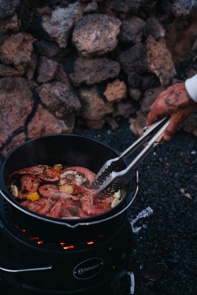 Gasgrill Atago Petromax svart