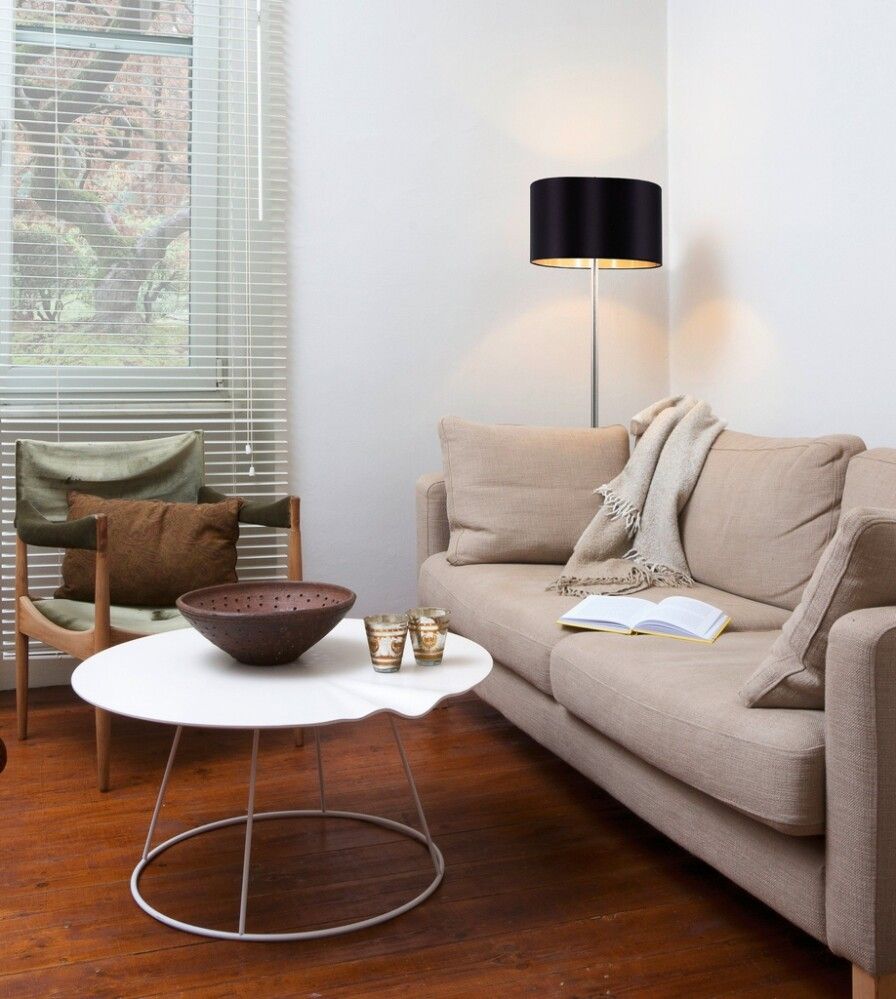 Gólflampi Maserlo 151 cm Eglo svartur/gyltur