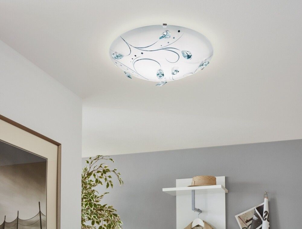 Kúpull Sorrenta 16W Eglo hvítur þv31,5cm