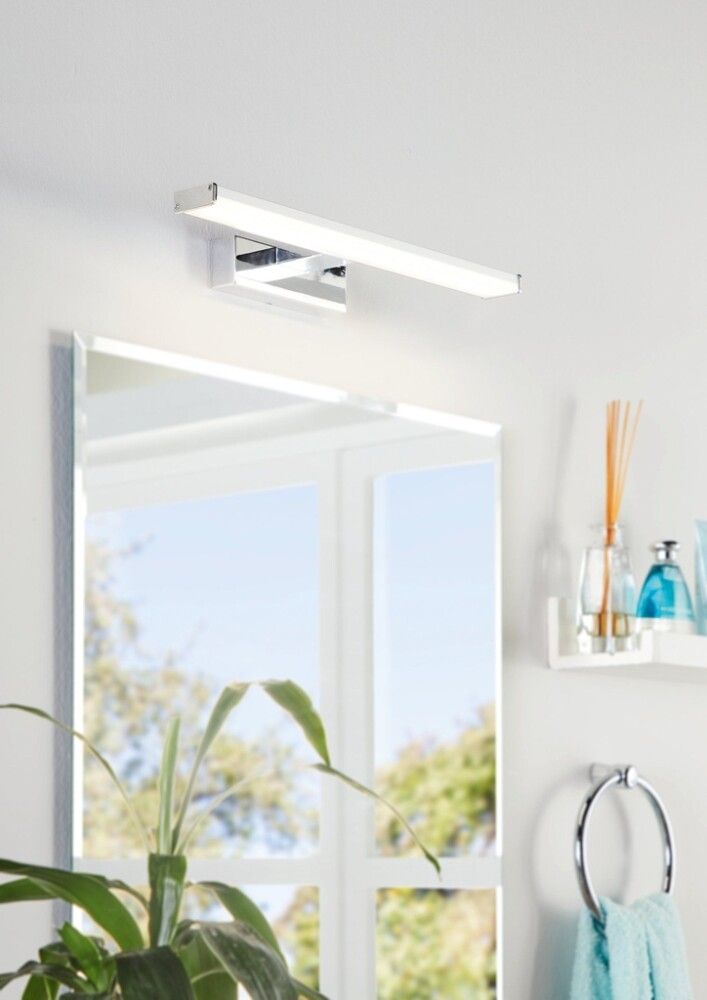 Veggljós Pandella 7,4W Eglo króm/silfur lengd 40mm