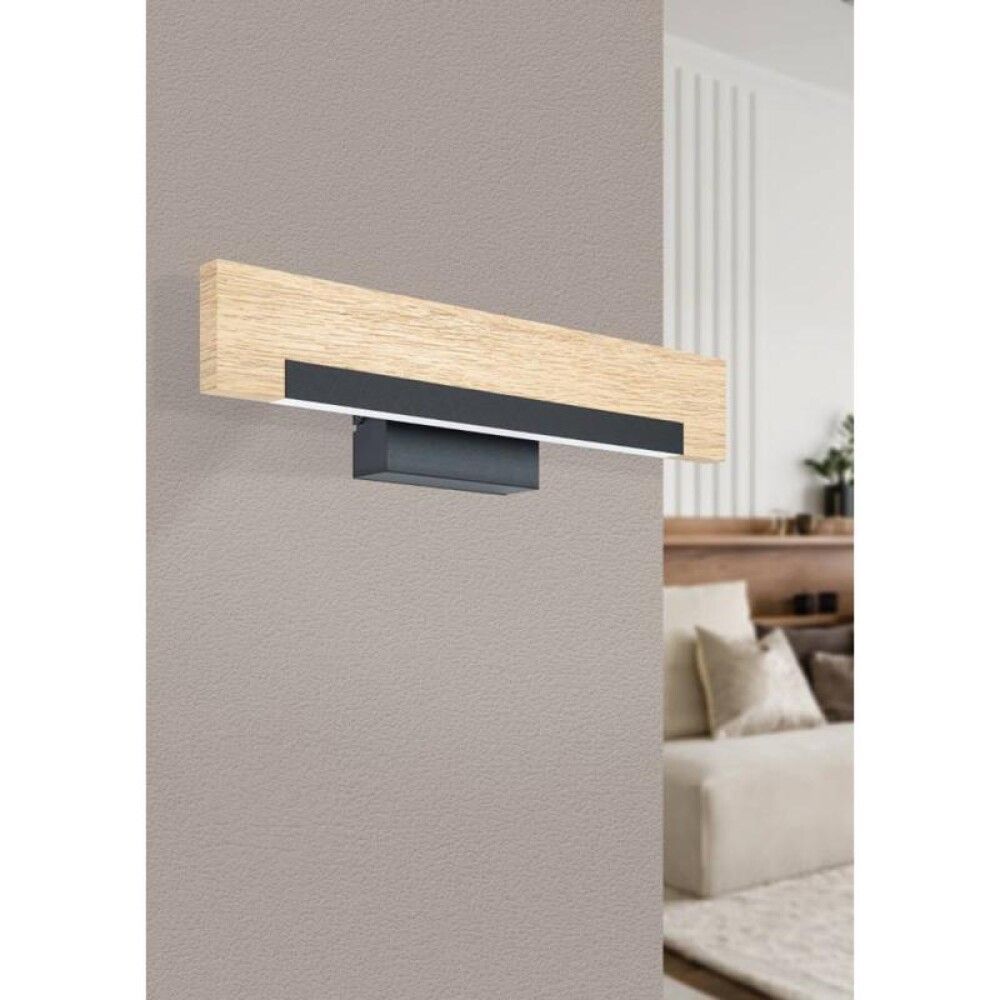 Veggljós LED Camacho 9,6W 44cm tré