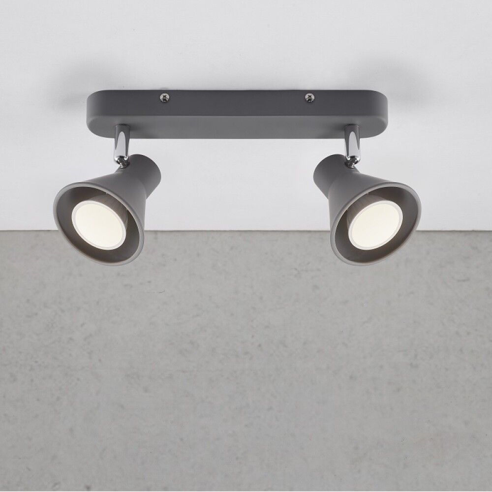 Kastarar GU10 Eik gráir 28 cm