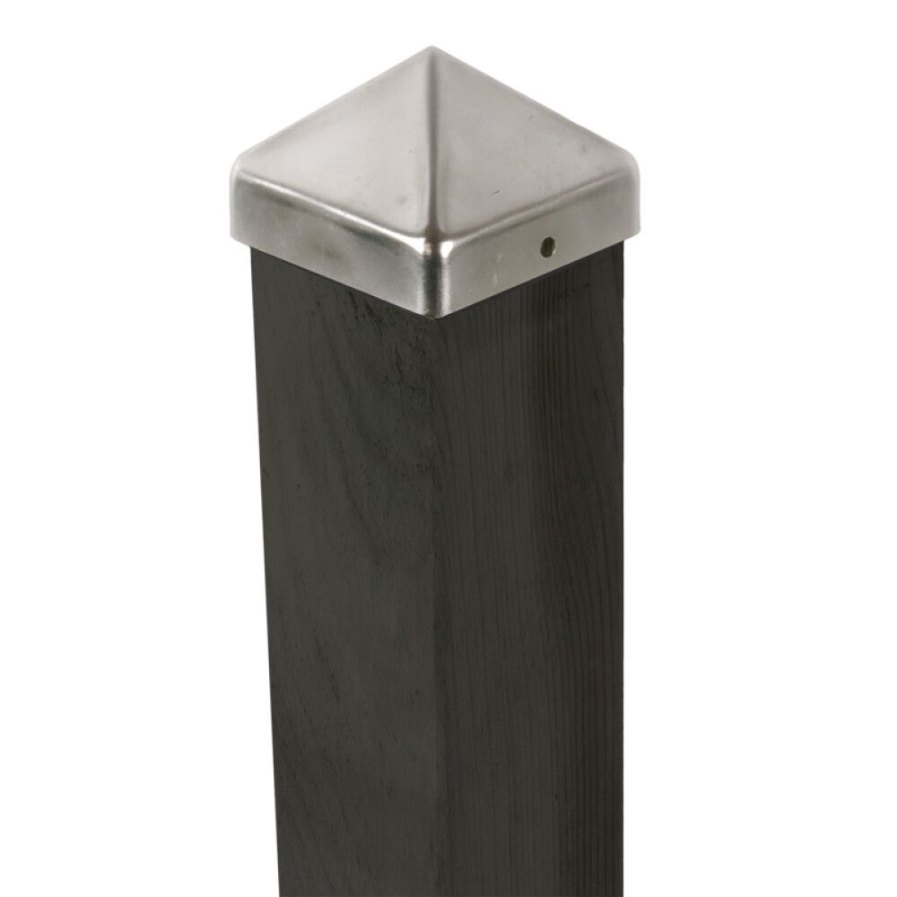 Hattur á straur 91x91mm NSH ryðfrír