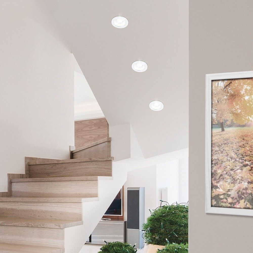 Innfelld ljós LED dimmanleg Salabate Ø8,8 cm