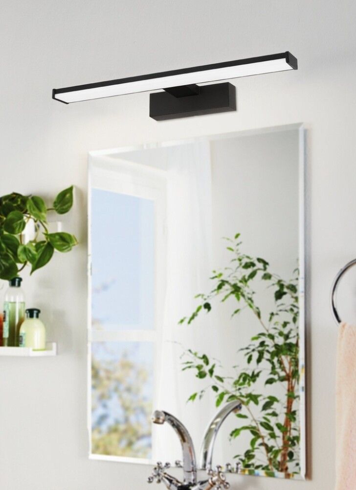 LED veggljós Pandella 1 Eglo svart 40cmlengd