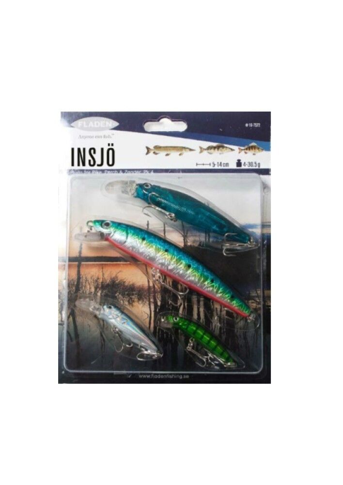Spúnar 4-30,5g 4 stk Fladen Fishing