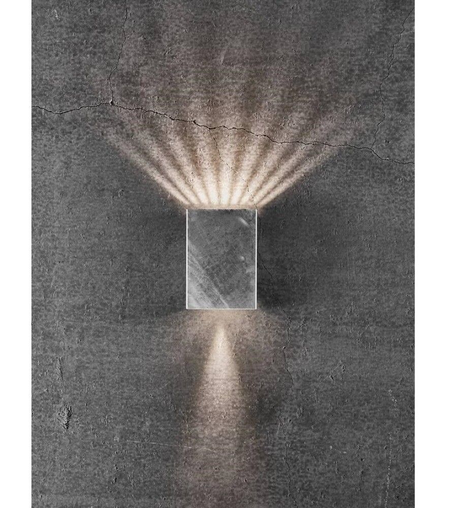 Veggljós LED Fold 10 galvaníserað stál 14,8 cm