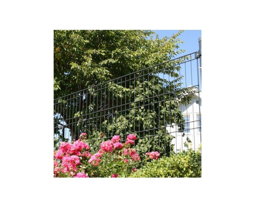 Girðingareining H: 100 cm L:2 m NSH grá