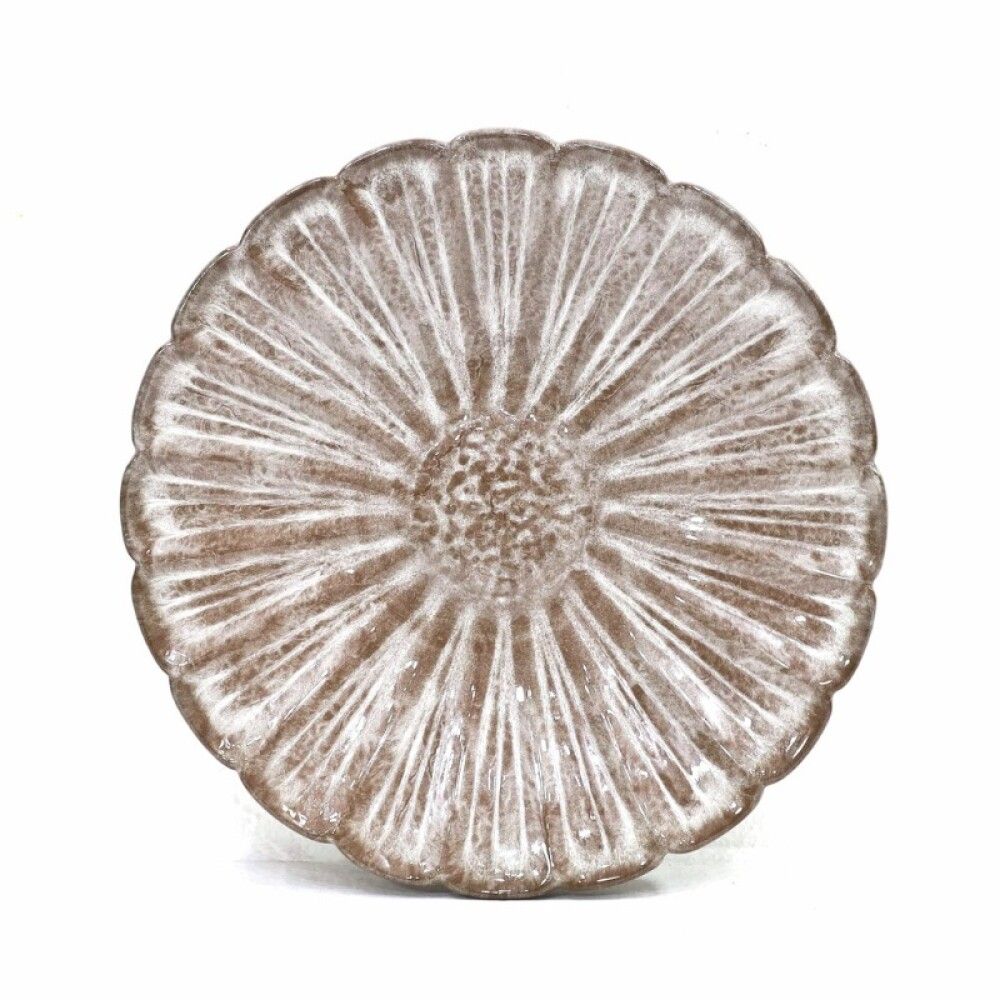 Undirskál 35x5cm grátt