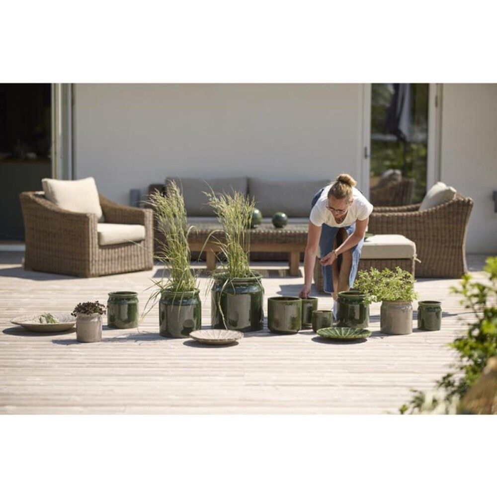 Undirskál 35x5cm grátt