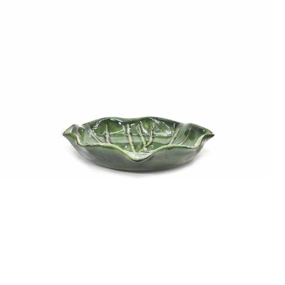 Skál 24x5cm græn