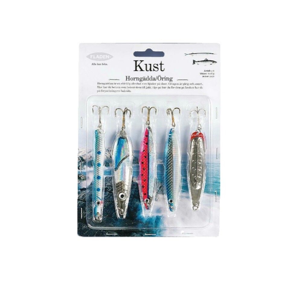 Spúnar 16-28g 5 stk Fladen Fishing
