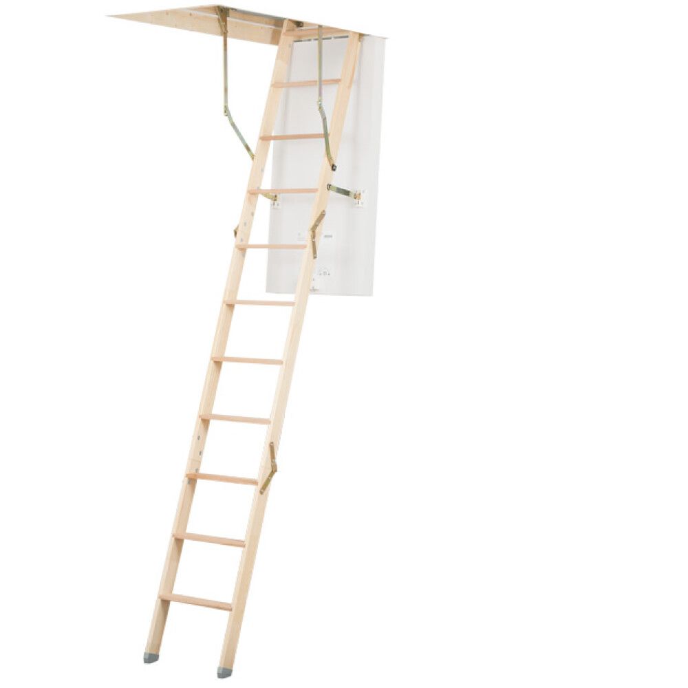 Loftlúgustigi 12 þrep 67,6x117,5x278cm Dolle ClickFix