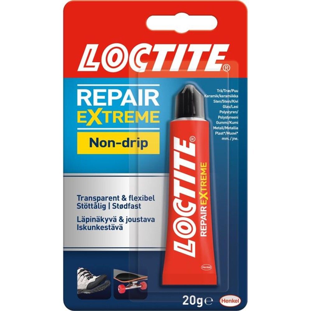 Viðgerðarlím Extreem 20gr Loctite Repair No-Drip