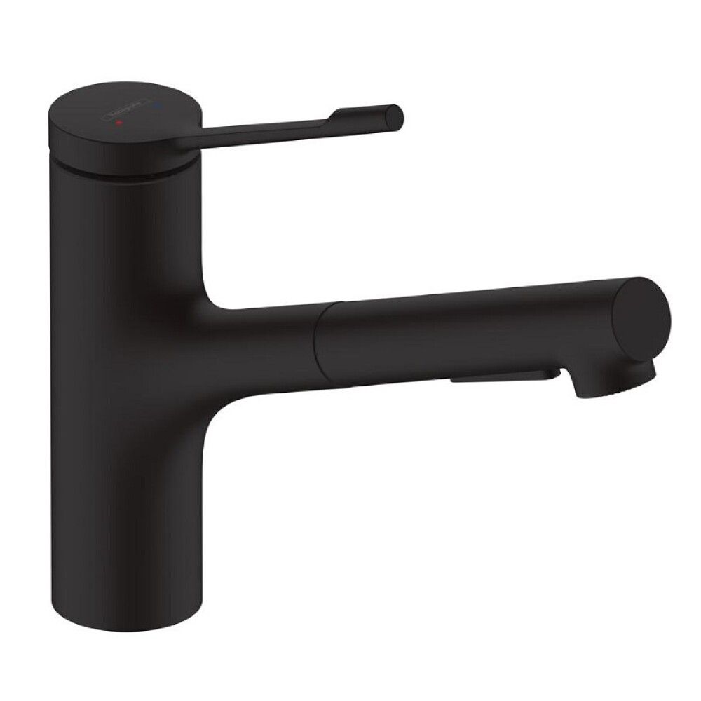 Eldhústæki útdraganlegt Hansgrohe Lean M34 matt svart