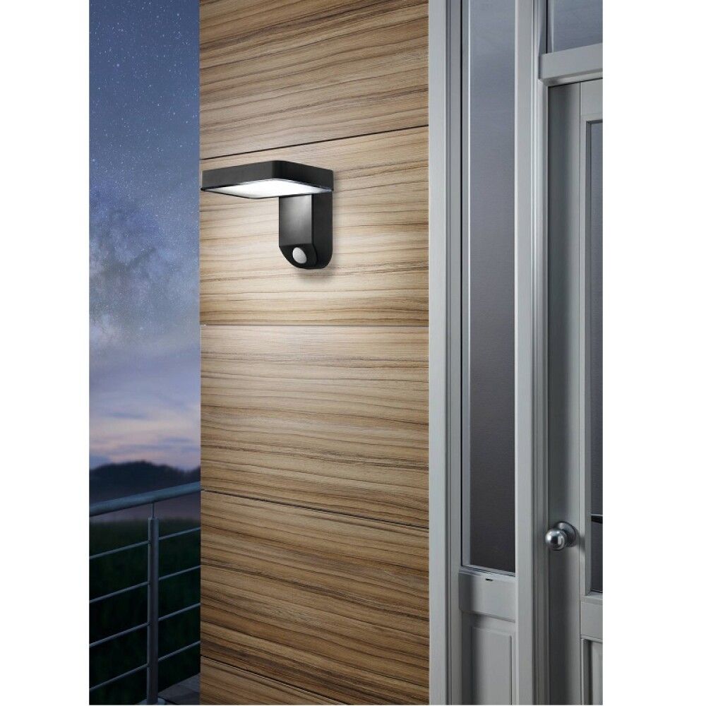 Veggljós með sólarsellu LED Pastion 18x12 cm