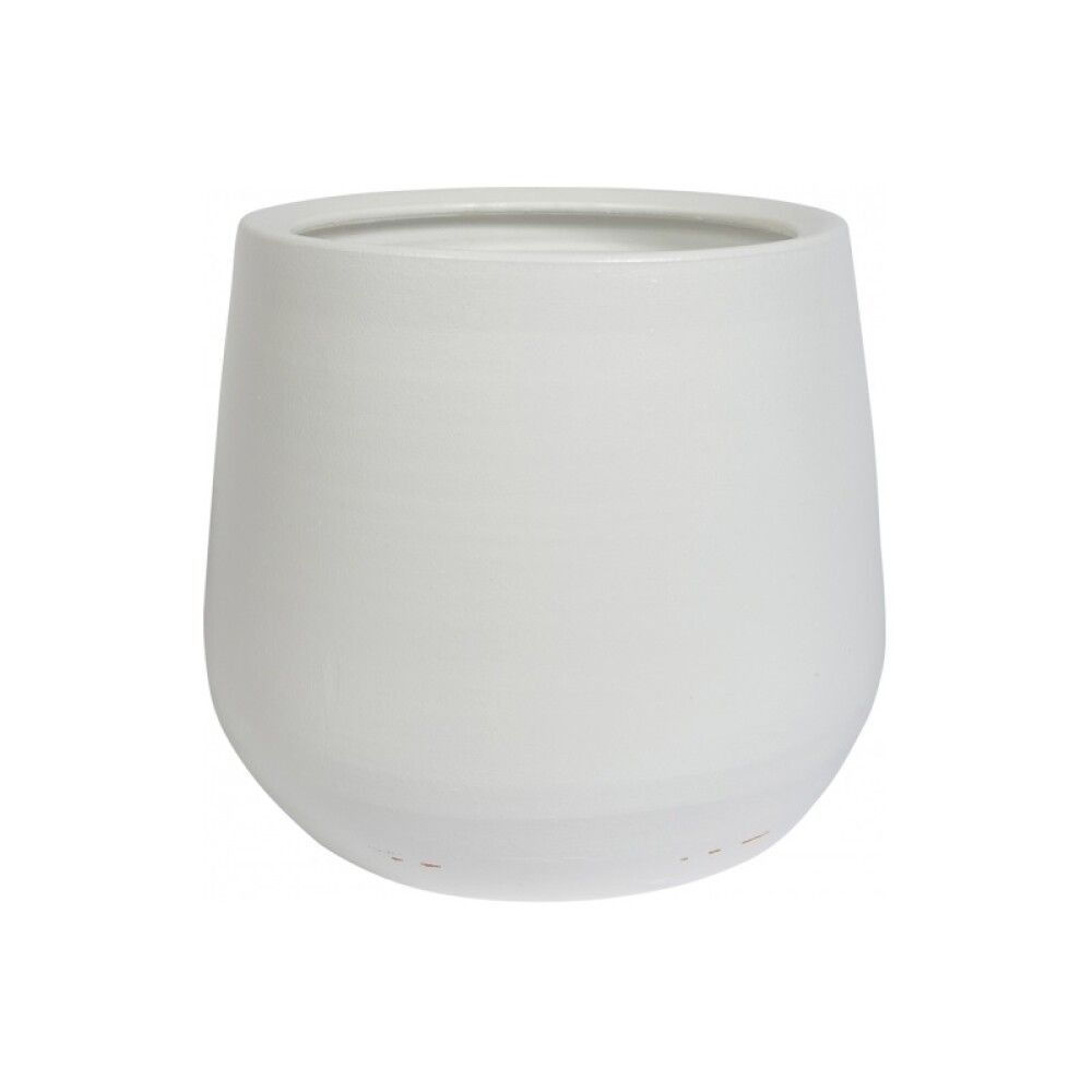 Blómapottur Frances 30cm hvítur Scan-Pot