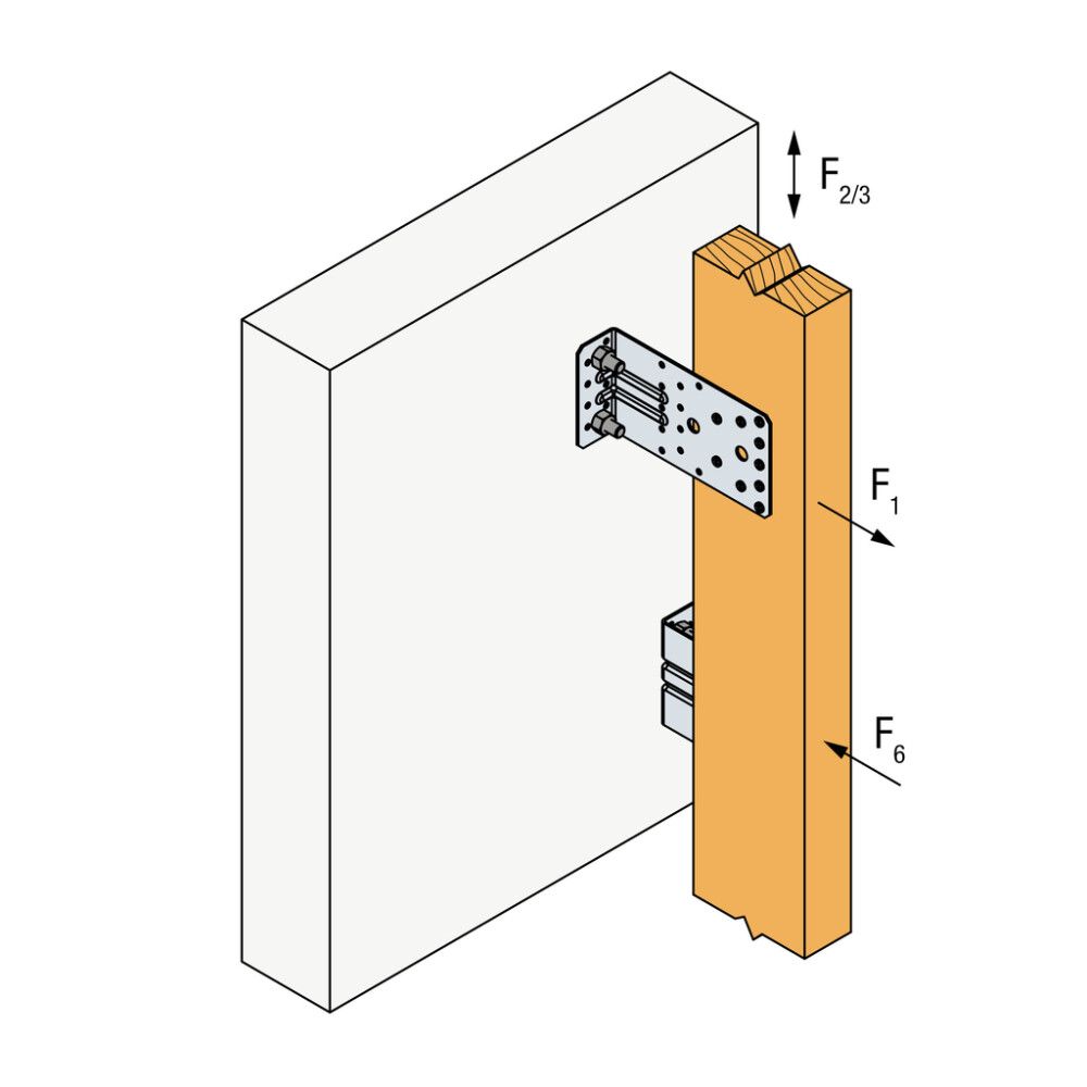 Vinkill 170x40x95x2.0mm Simpson Strong-Tie galv.