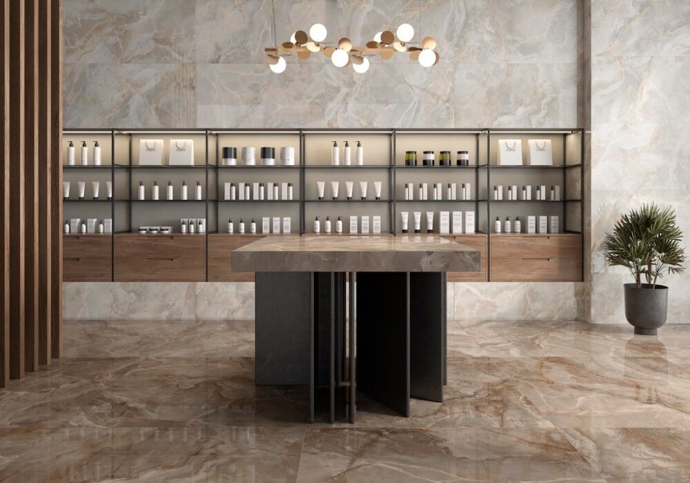 Gólf- & Vegg flísar Lux Almond 60x120 cm 1,44m²