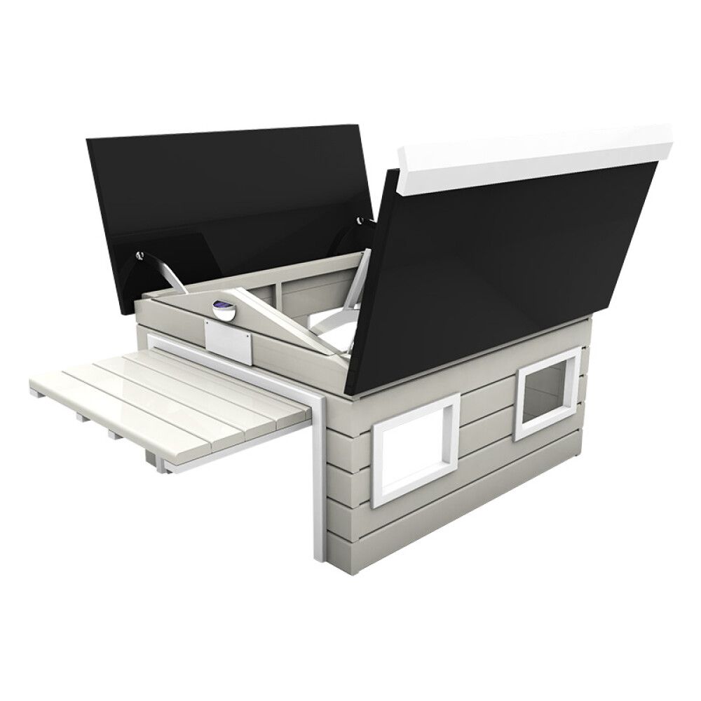 Bílskúr fyrir slátturóbot AM Robots