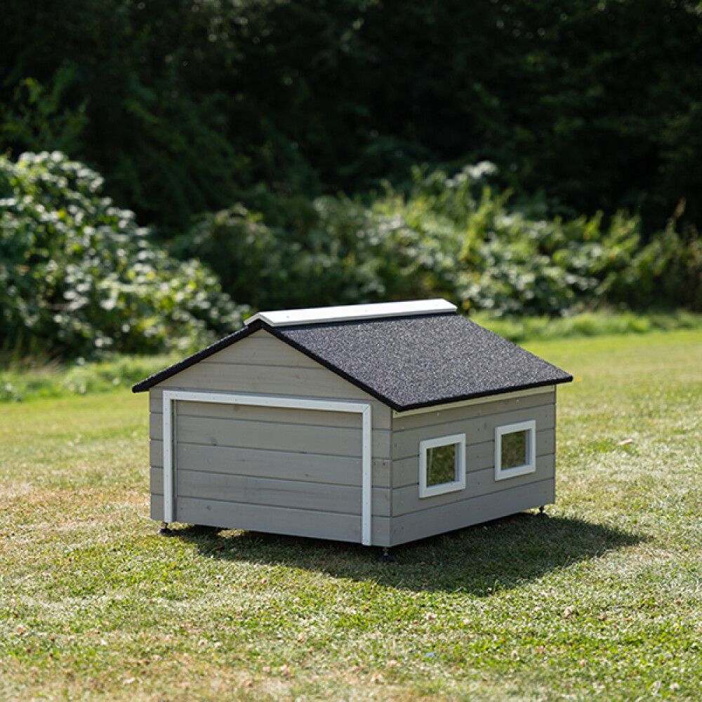 Bílskúr fyrir slátturóbot AM Robots