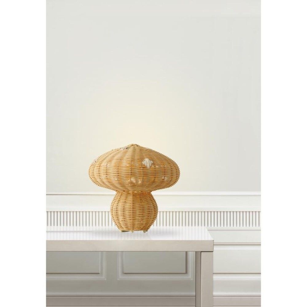 Borðlampi E27 Allie Ø30x28,3cm rattan