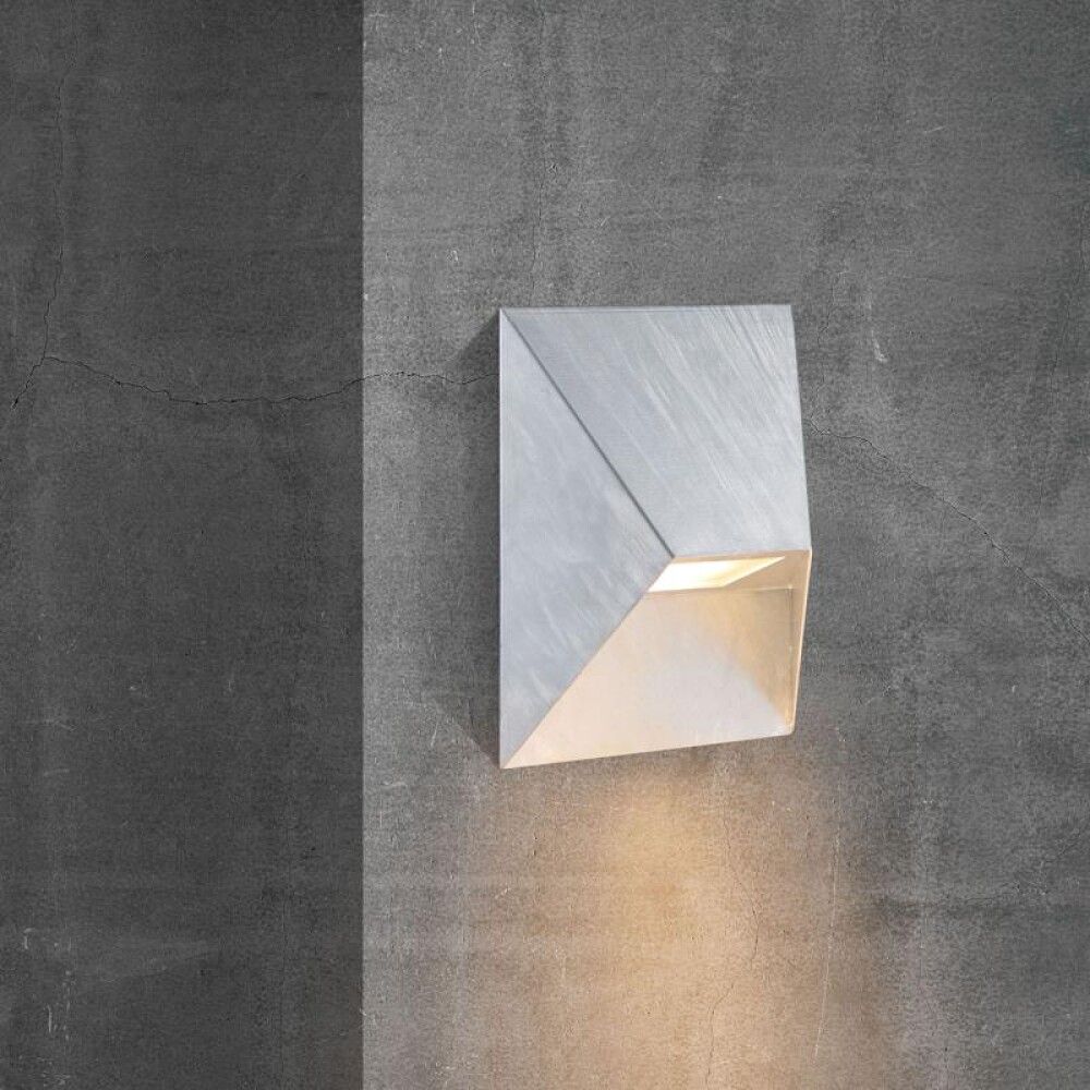 Veggljós GU10 Pontio 15 galvaníserað stál 15 cm