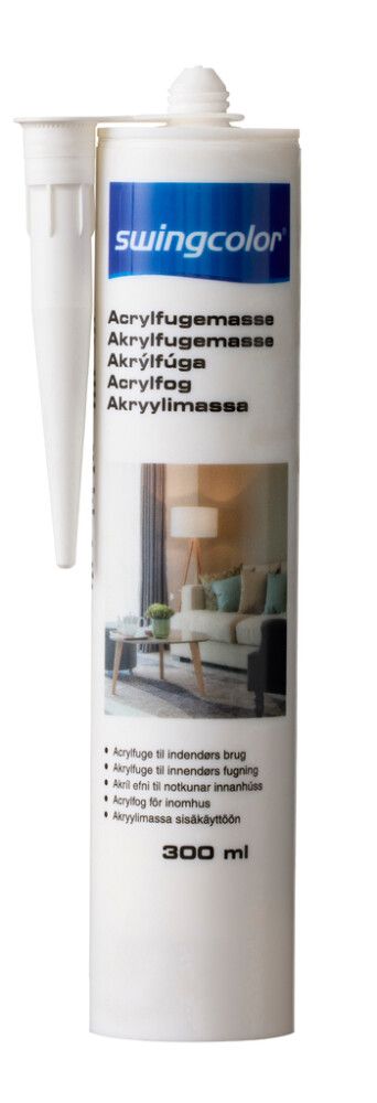 Akrýl kítti 300ml Swingcolor hvítt