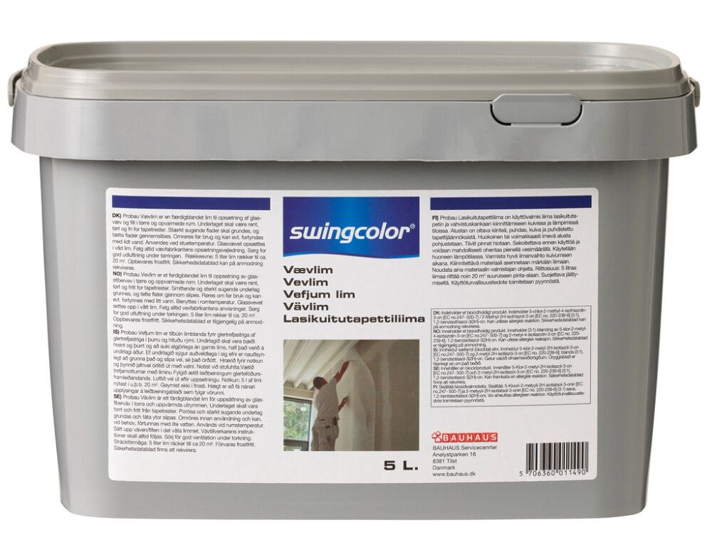 Veggfóðurslím Swingcolor 5L