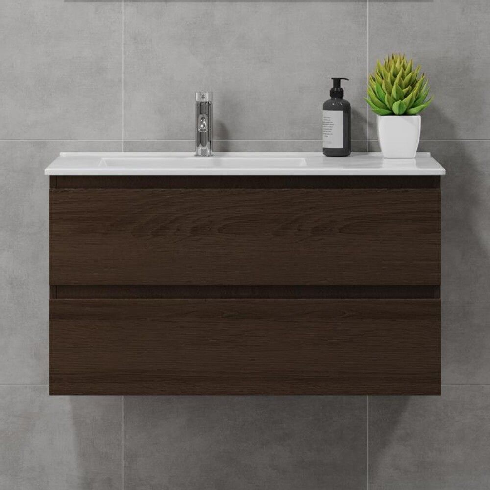 Handlaug vinstri Camden 90cm hvít